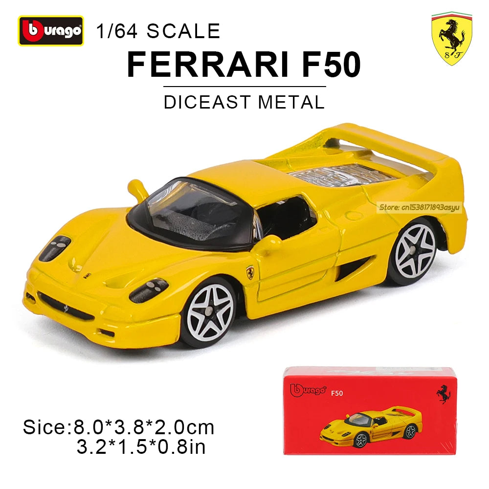 Bburago 1: 64 Ferrari series Multiple choices SP3 812 ENZO F40 F12TDF SF90 458 Car Die Casting Model  Gift Toy