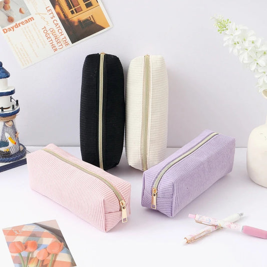 Durable Zipper Pencil Case Pen Pouch, Kawaii Novelty School Stationery Bag for Students, Long-Lasting Organizer for Back to School, Office, Travel, Gifts & Holiday Gifting