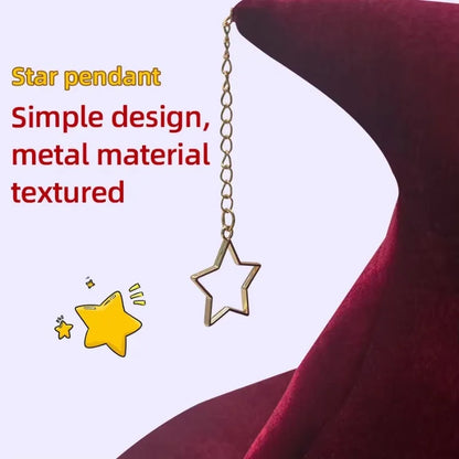 1Pieces New Star Pendant Witch Hat Witch Hat Witch Hat Makeup Stage Halloween Christmas Party Dress Up Party Performance