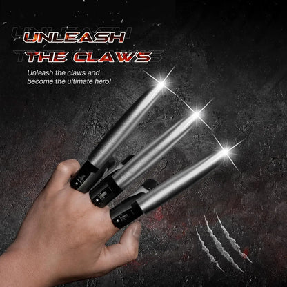 3pcs/6pcs Funny Anime Cosplay Wolf Claws Fingers Wear Retractable Plastic Claws Cool Folding Mechanical Fingers Antistress Toy