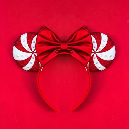 Disney Halloween Ear Headbands For Adults Kids Cosplay Bat Skeleton Maleficent Hairband Girls Ghost Women Party Hair Accessories