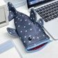 Cute Shark Pencil Case, Large Capacity Multi-functional Stationery Box, Creative Ins Style Pouch for Boys & Girls