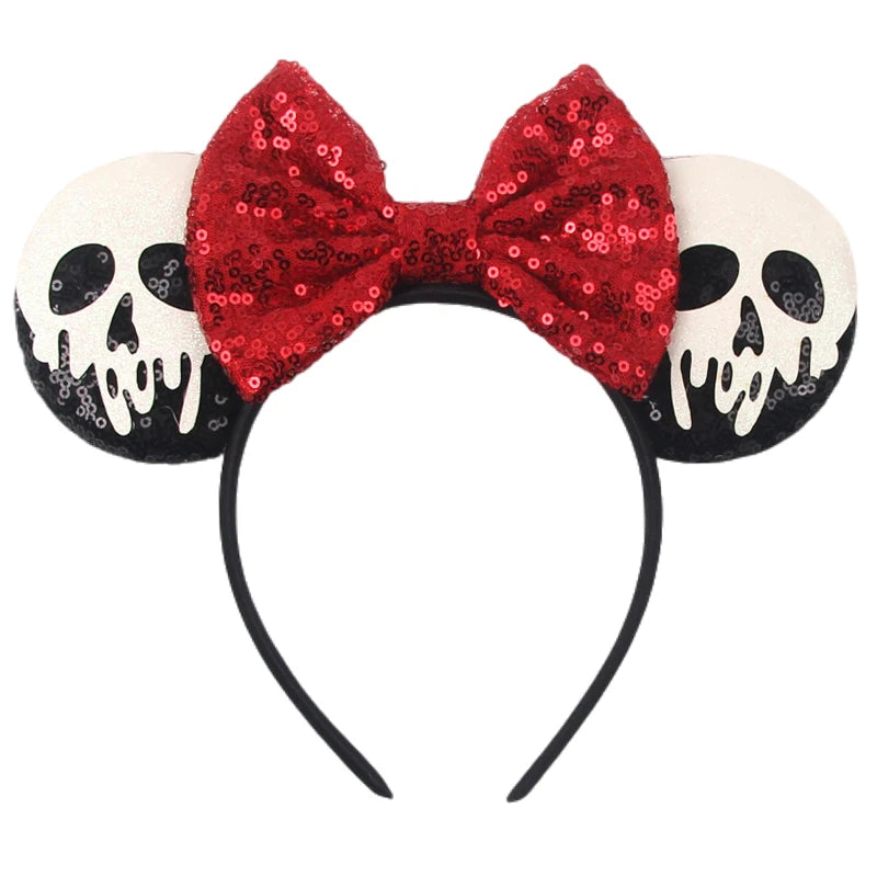 Mickey Mouse Ear Headbands Bow Hairbands Hair Accessories Party Christmas Halloween Princess Decoration Cosplay Costume for Girl