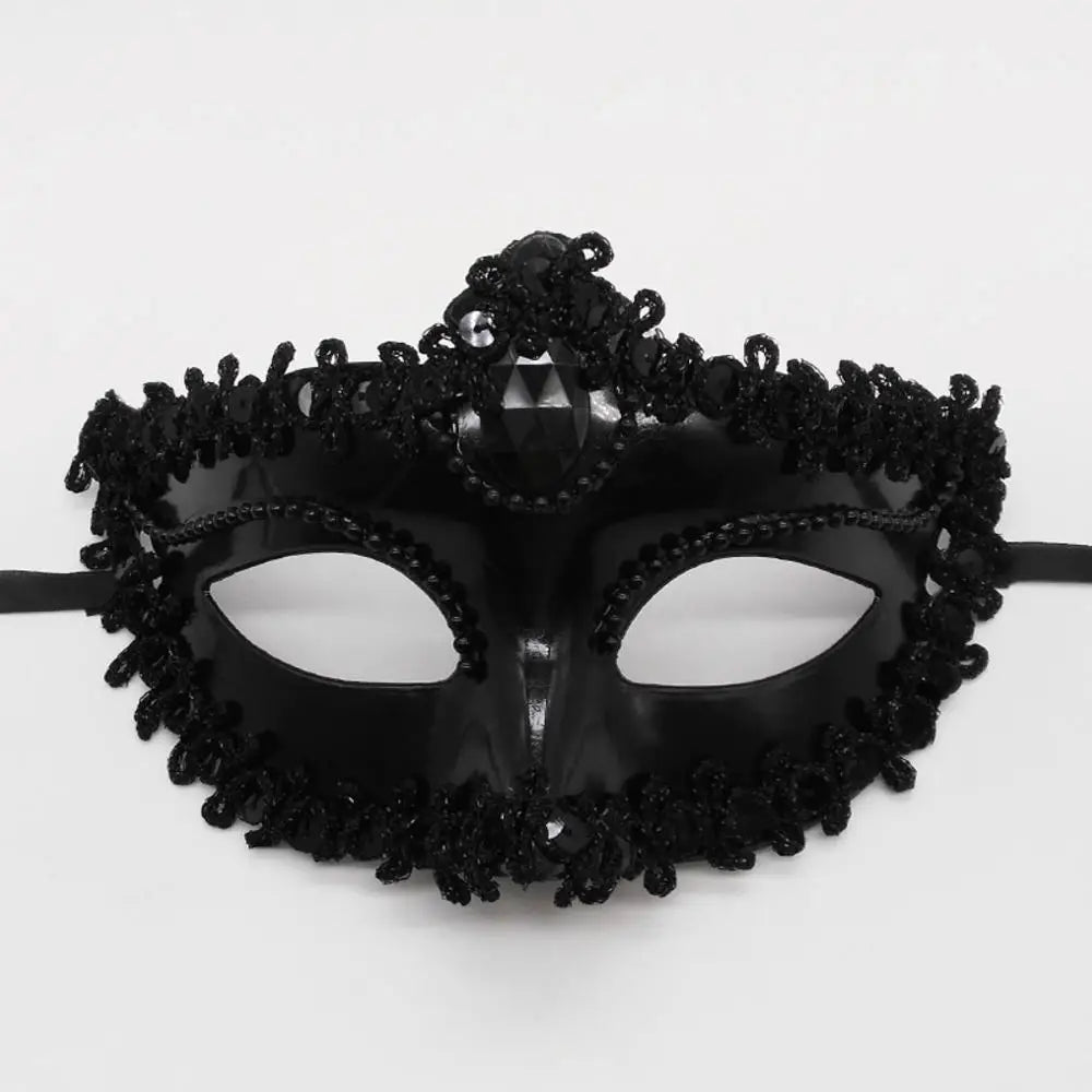 Dance Party Diamond Venetian Mask Feather Flower Wedding Carnival Performance Costume Sexy Lady Mask Masquerade Christmas 2026