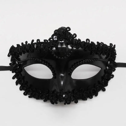 Dance Party Diamond Venetian Mask Feather Flower Wedding Carnival Performance Costume Sexy Lady Mask Masquerade Christmas 2026