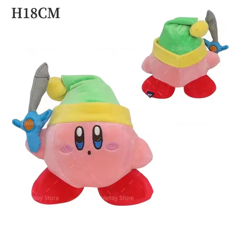25 Styles Kawaii Star Kirby Grey Kirby Ghost Kirby Pink Blue Green Red Plush Toy Cute Star Kirby Heart Doll Kid Birthday Gift