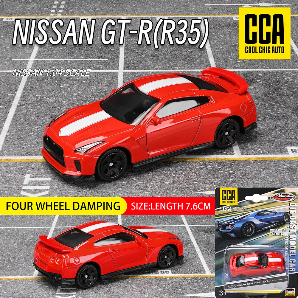 CCA 1:64 BMW M4 Z4 M850I M4 GT3 Exquisite hanging model classic car static car model alloy die-casting car model collection gift