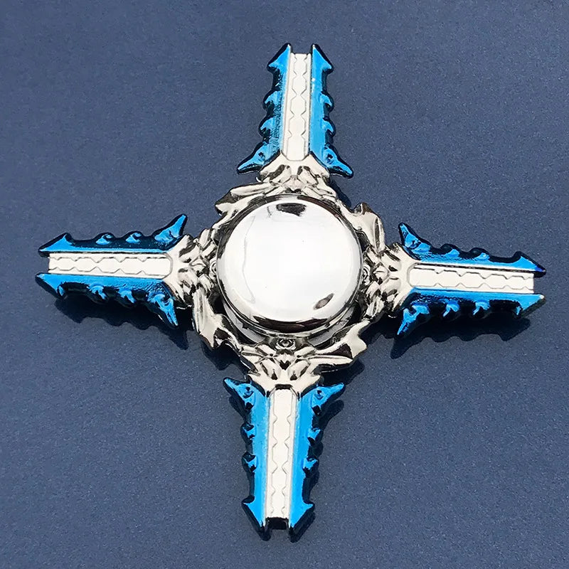 Colorful Figdet Spinner Zinc Alloy Smooth Bearings Anime Game Hand Spinner Stress Relief Fingertip Gyro Toys For Adult Gifts
