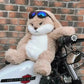 35cm Angry Rabbit Plush Toy Cute Long Eared Rabbit Stuffed Animals Soft Plush Children Gifts Doll Room Decor Birthday Gifts