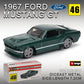 Bburago 1:64 golf Porsche 911 Shelby Raventon Mustang Lamborghini Collection Series Car Die Casting Model Gift Toy