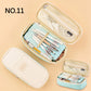 Creative pencil case Large Capacity Double Layers CPC Certification Safe Material School case Pouch Stationery for Girls