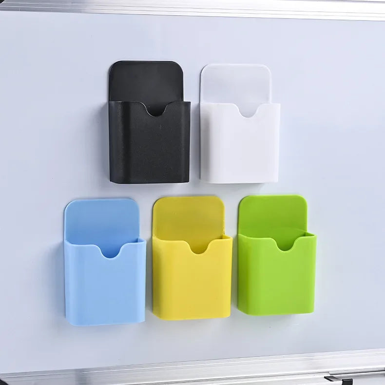 1PC Pen Box Teaching Whiteboard Magnetic Storage Pencil Box Chalk Box Board Eraser Box Magnetic Suction Hanging Plastic Box