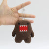 Kawaii Cute Domo Kun Plush Keychain Ball Chain Cartoon Anime Kawaii Cute Bag Keychains Small Xmas Gift