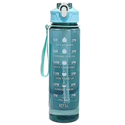 750ML Large Capacity Sports Water Bottle Leak Proof Colorful Plastic Cup Drinking Outdoor Travel Portable Gym Fitness Jugs