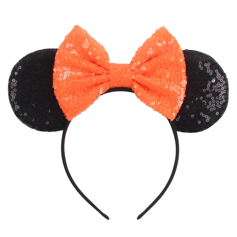 2026 Latest Halloween Cobweb Ears Headband Women Festival DIY Mouse Hairband Kids Party Villains Cosplay DIY Hair Accessories
