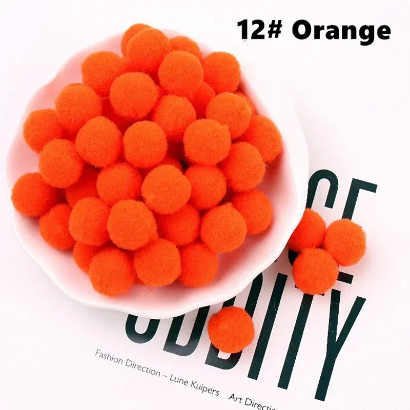Mini Fluffy Soft Pom Poms Pompoms Ball,Handmade Craft Toys,Wedding Christmas Decor,DIY Sewing Supplies,8mm,10mm,15mm,20mm,30mm