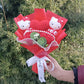 Hello Kitty Cartoon Plush Bouquet  Anime Rose Flowers Doll Home Wedding Decoration Christmas Valentine's Day Gift