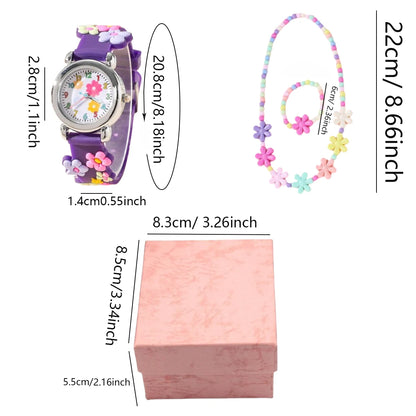Adorable Kids' Cartoon Watch Set - Wrist Watches with Colorful Designs and Easy-to-Read Face - Perfect Gift for Children