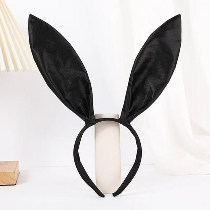 1pc sold color gingham rabbit ear headband in stock headband bunny girl hair clip Halloween rabbit headband