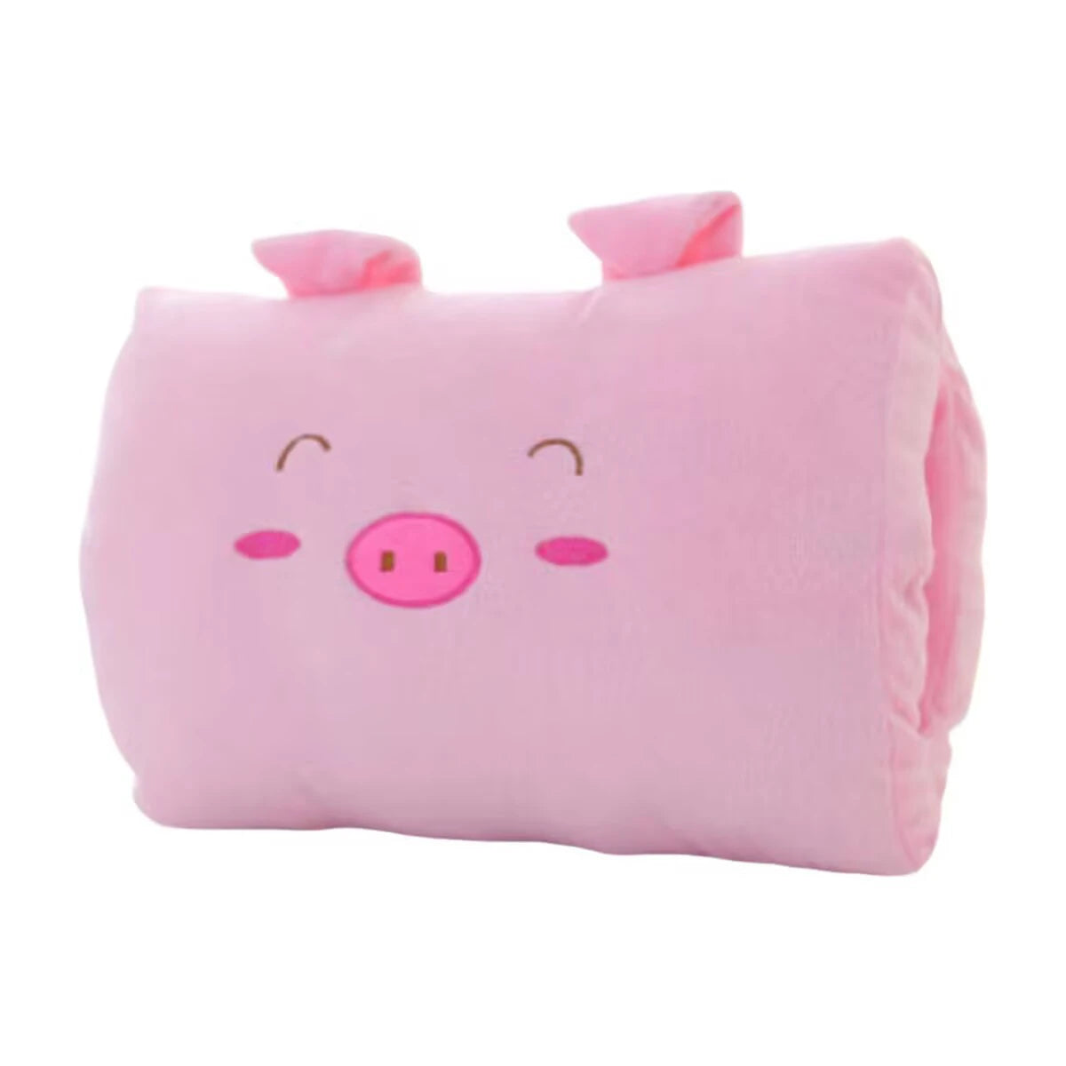Pink Bear Children's Plush Pillows Hand Warmers Gloves Adults Cartoon Nap Pillows Cushions Creative Hand Warmers Plush Gift
