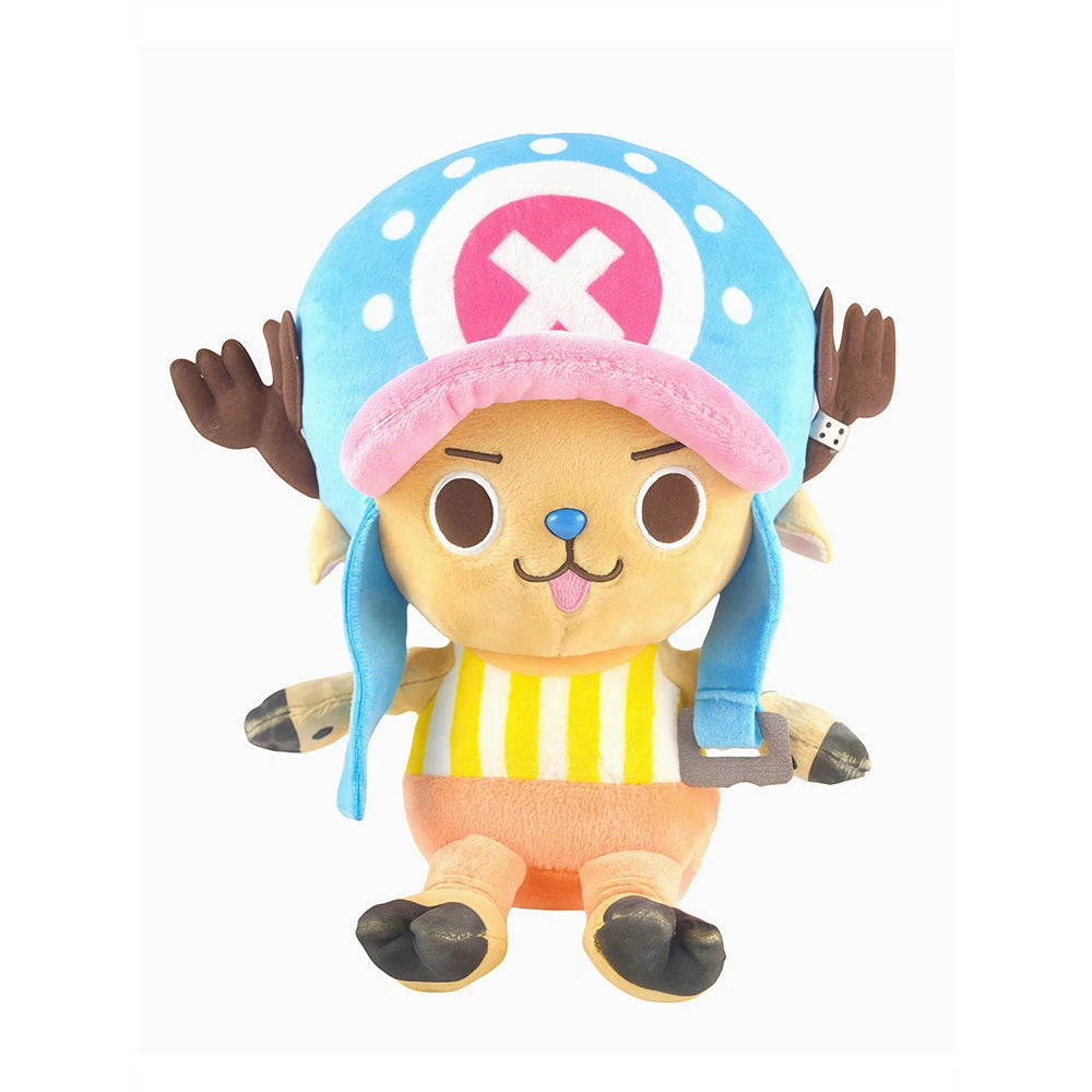 Japanese Anime 25cm One Piece Original Plush Toys CartoonFigure Luffy Chopper Ace Roronoa Zoro Cute Stuffed Doll Kids Xmas Gifts