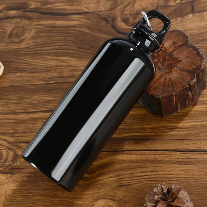 Outdoor Sports Aluminum Water Bottle Portable Water Cup Mountaineering Buckle Small Mouth Single Layer Cup
