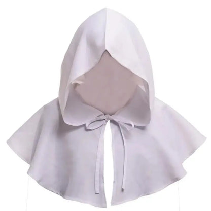 Unisex Men Medieval Costume Renaissance Cloak Hat Halloween Witch Cosplay Costume Hooded Cape Hat Women Halloween Hats