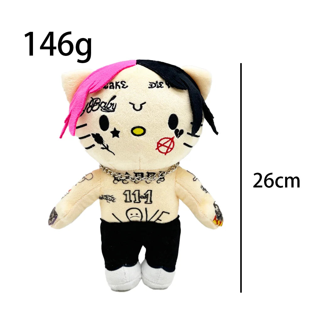 Multiple Styles Cute Cat Eminem XXXTentacion Frank Ocean Plush Toy Doll with Clothes Stuffed Soft Plush Toys Fans Collect Gift