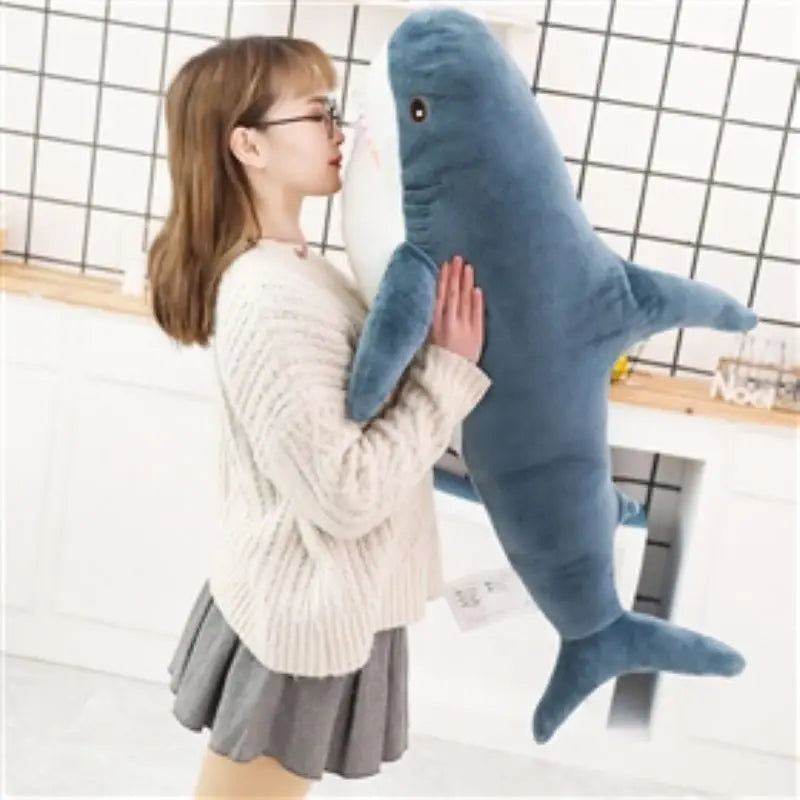 Shark Soft Stuffed Toys Sea Animal Accompany Pillow Plushies Animal Doll For Children Boys Gifts Birthday Party Decor