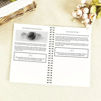 Old Witch Spells Book - Essential Tool for Witches & Wizard Beginners,  Perfect for Birthdays, Easter, Christmas, Halloween Gift