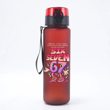 Steal A Brainrot Water Bottles 67 Six Seven Cartoon Printed Water Cup Kids Boys Sports Water Bottles Children Christmas Gifts