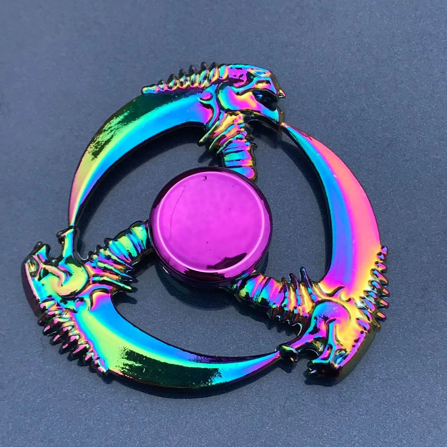 1 piece set colorful fidget spinner for adults zinc alloy stress relief toy office anxiety relief stress relief leisure gift