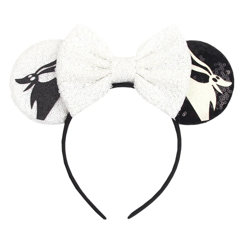 Mickey Mouse Ear Headbands Bow Hairbands Hair Accessories Party Christmas Halloween Princess Decoration Cosplay Costume for Girl