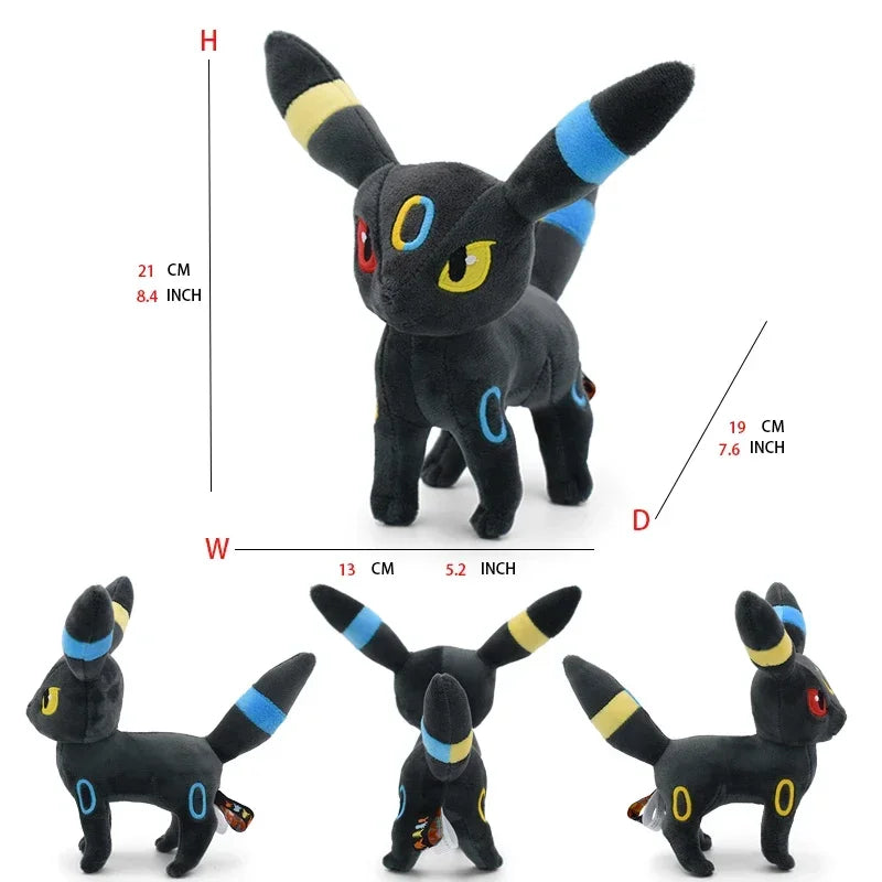 Leafeon Vaporeon Glaceon Sylveon Espeon Umbreon Vaporeon Sylveon Plush Toy Stuffed Animal Collectible Soft Plushies Cartoon Doll