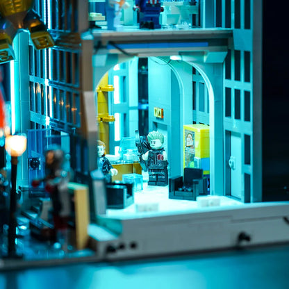 Lazishi LED light 76269 set is suitable for Avengers Tower building blocks (including lighting accessories only)