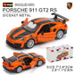 Bburago 1:64 golf Porsche 911 Shelby Raventon Mustang Lamborghini Collection Series Car Die Casting Model Gift Toy