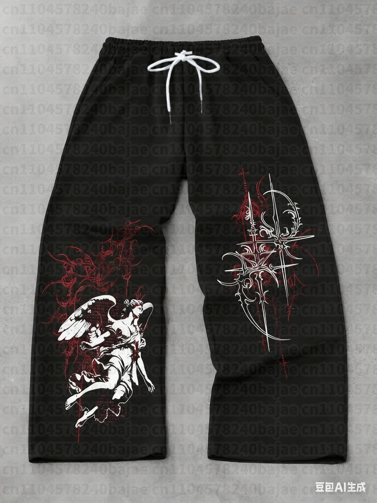 2026 Gothic Punk Vintage Fashionable Breathable Quick Drying Pants Sports and Fitness Pants 3D Printed Sportswear Adult Kids