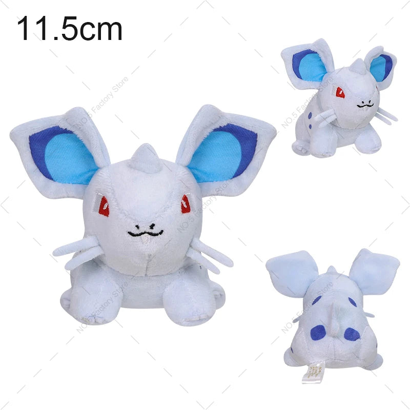 Cartoon Pokemon Plush Doll Cubone Riolu Geodude Aerodactyl Yveltal Rattata Duskull Stuffed Peluche Anime Birthday Xmas Gifts