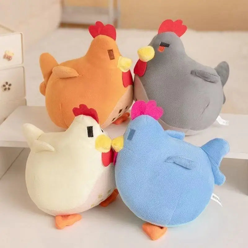 22cm Adorable Stardew Valley Chicken Plush Toys Soft Stuffed Animal Pillow Kids Toys Christmas Gifts Home Decoration