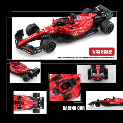 (Bagged) 1.43 Alloy Model Racing Car Toy, Exquisite Formula Alloy Pullback Racing Car, Children's Toy, Best Birthday Gift.
