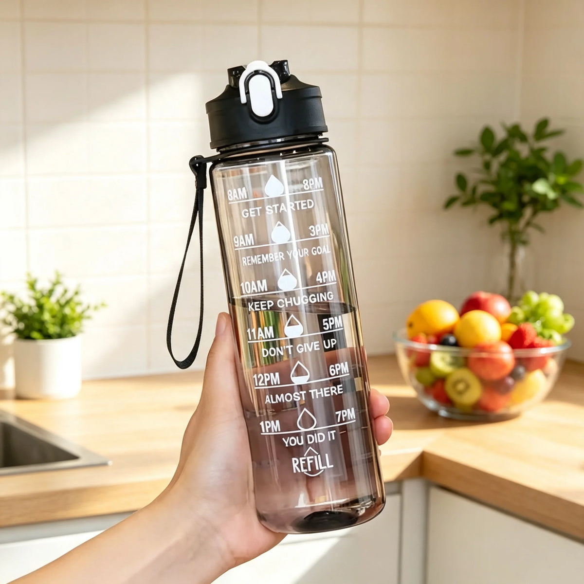 750ml Dinosaur Water Bottle For Kids Water Sippy Cup With Silicone Straw Leakproof Plastic Water Bottles Summer Kids Water Cup