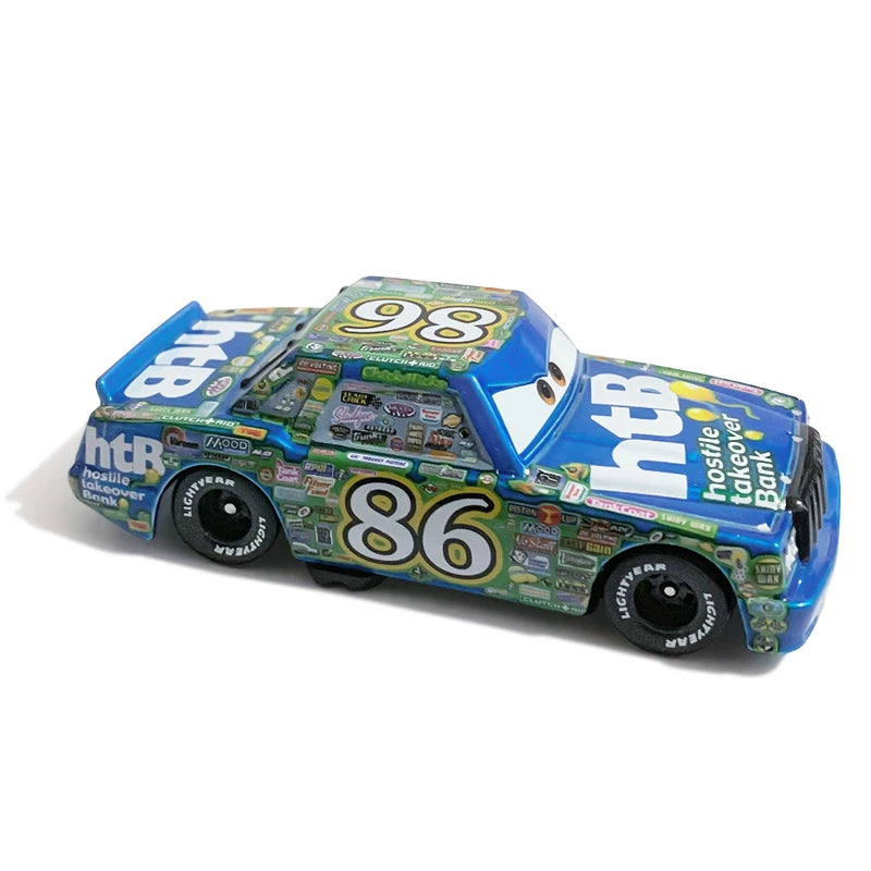 Cars 2 Cars 3 Lightning McQueen Mater Sheriff Flo Ramone Alloy Cars 1:55 Metal Die Casting Model Cars Toys Birthday Gifts