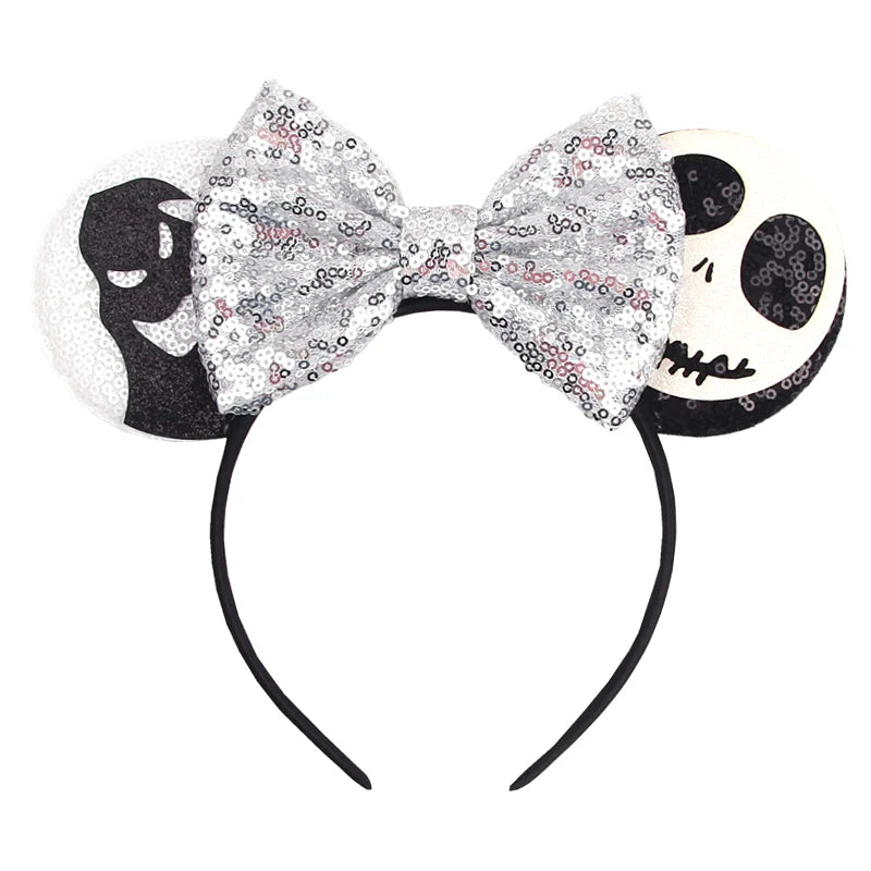 Mickey Mouse Ear Headbands Bow Hairbands Hair Accessories Party Christmas Halloween Princess Decoration Cosplay Costume for Girl