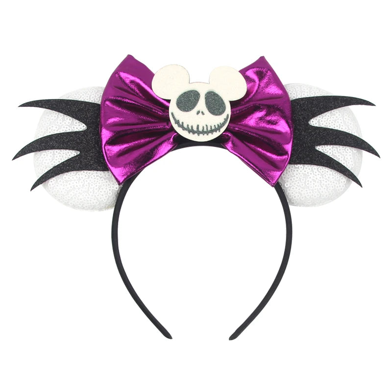 Mickey Mouse Ear Headbands Bow Hairbands Hair Accessories Party Christmas Halloween Princess Decoration Cosplay Costume for Girl