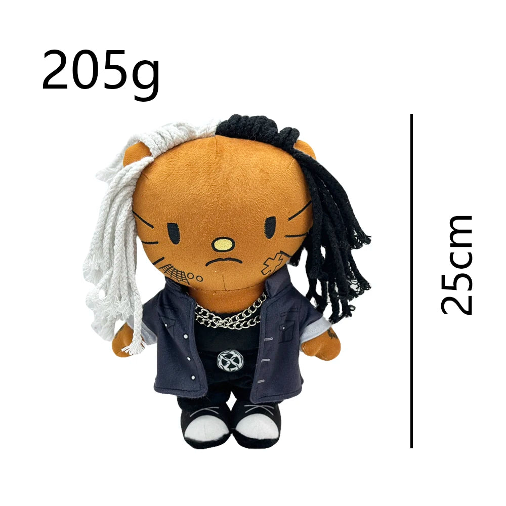 Multiple Styles Cute Cat Eminem XXXTentacion Frank Ocean Plush Toy Doll with Clothes Stuffed Soft Plush Toys Fans Collect Gift