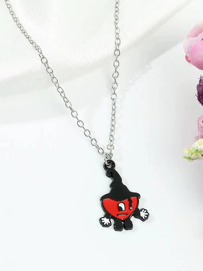 Hot Selling Rabbit Pendant Necklace Hip Hop Pop Singer Fans Gift Collar Jewelry Women Men Gift
