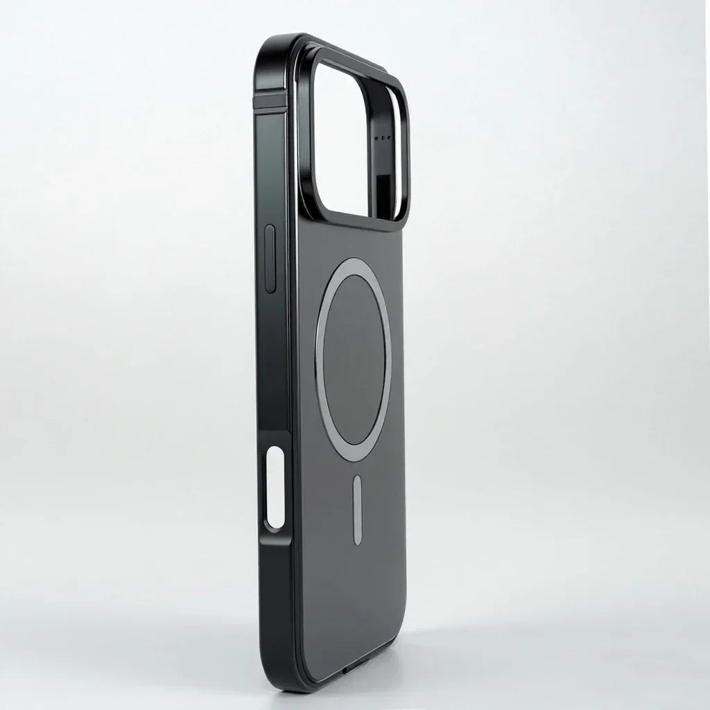 Magnetic Original Phone Case For iPhone 17 18 Pro Max 18Pro 16 15 Pro Max High End Metal Frame Anti Drop Protective Cover
