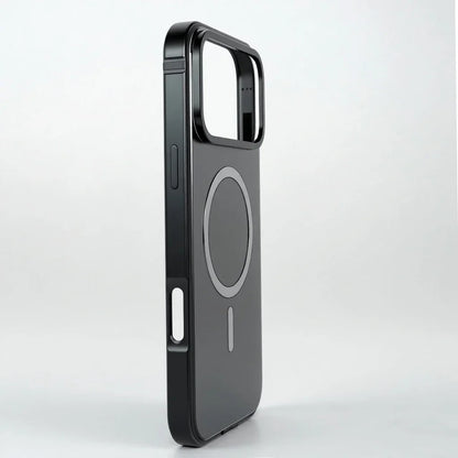 Magnetic Original Phone Case For iPhone 17 18 Pro Max 18Pro 16 15 Pro Max High End Metal Frame Anti Drop Protective Cover