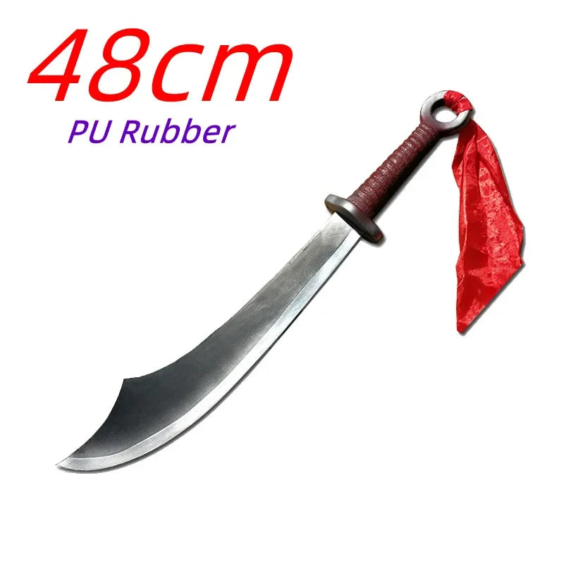 Halloween Scary Props Short KnifeKitchen Knife Weapons 1:1 Role Playing  Gasai Yuno Cosplay Safety PU Rubber Gifts