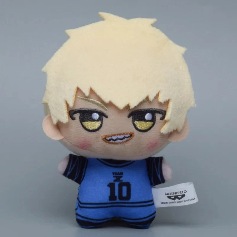 Mini BLUE LOCK Plush Stuffed Doll Seishiro Nagi Isagi Yoichi Chigiri Bachira Meguru Doll Pendant Keychain Toy For Gifton Birthda
